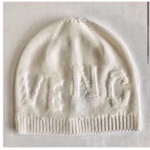 Givenchy Ivory White Knit Beanie Hat
